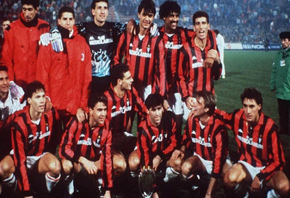 Raríssima Camisa Do Milan - Itália - 1989/1990 Mangas Longas