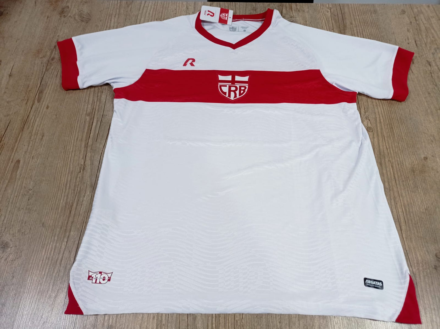 Camisa CRB Jogo 1 2022 Branco 110 anos