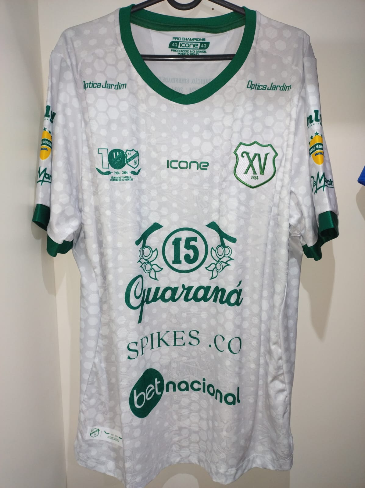 Camisa centenario XV de Jaú Icone