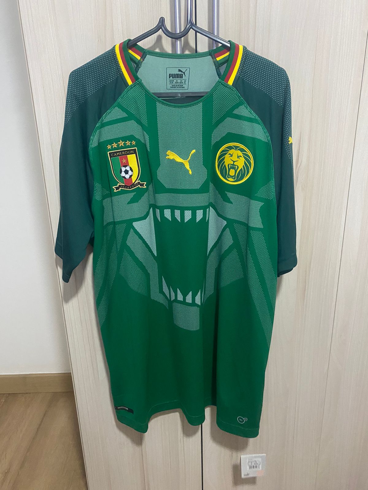 Camisa Seleção Camarões 2018