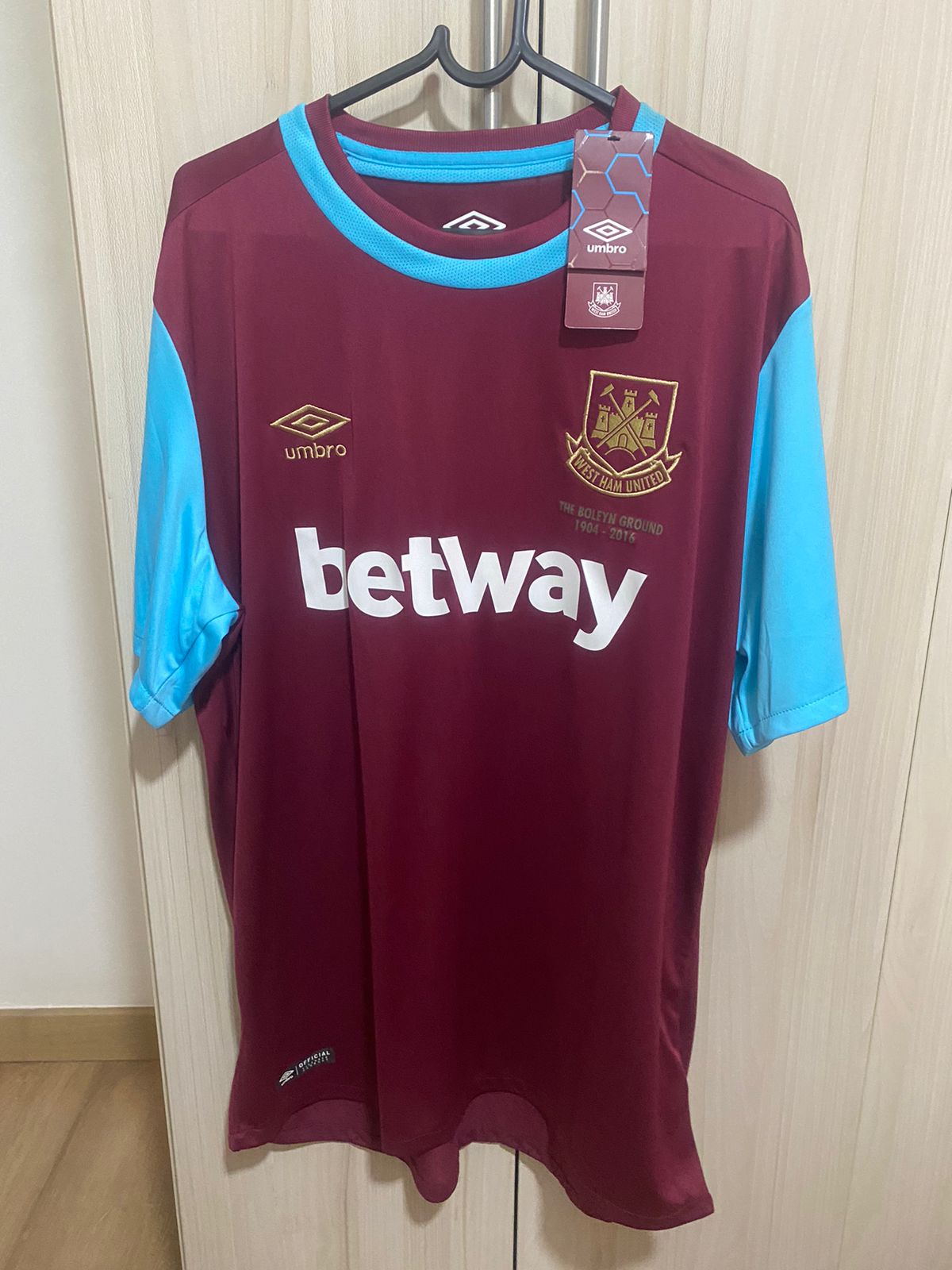 2015-16 West Ham 'Boleyn Ground' Home Shirt XL