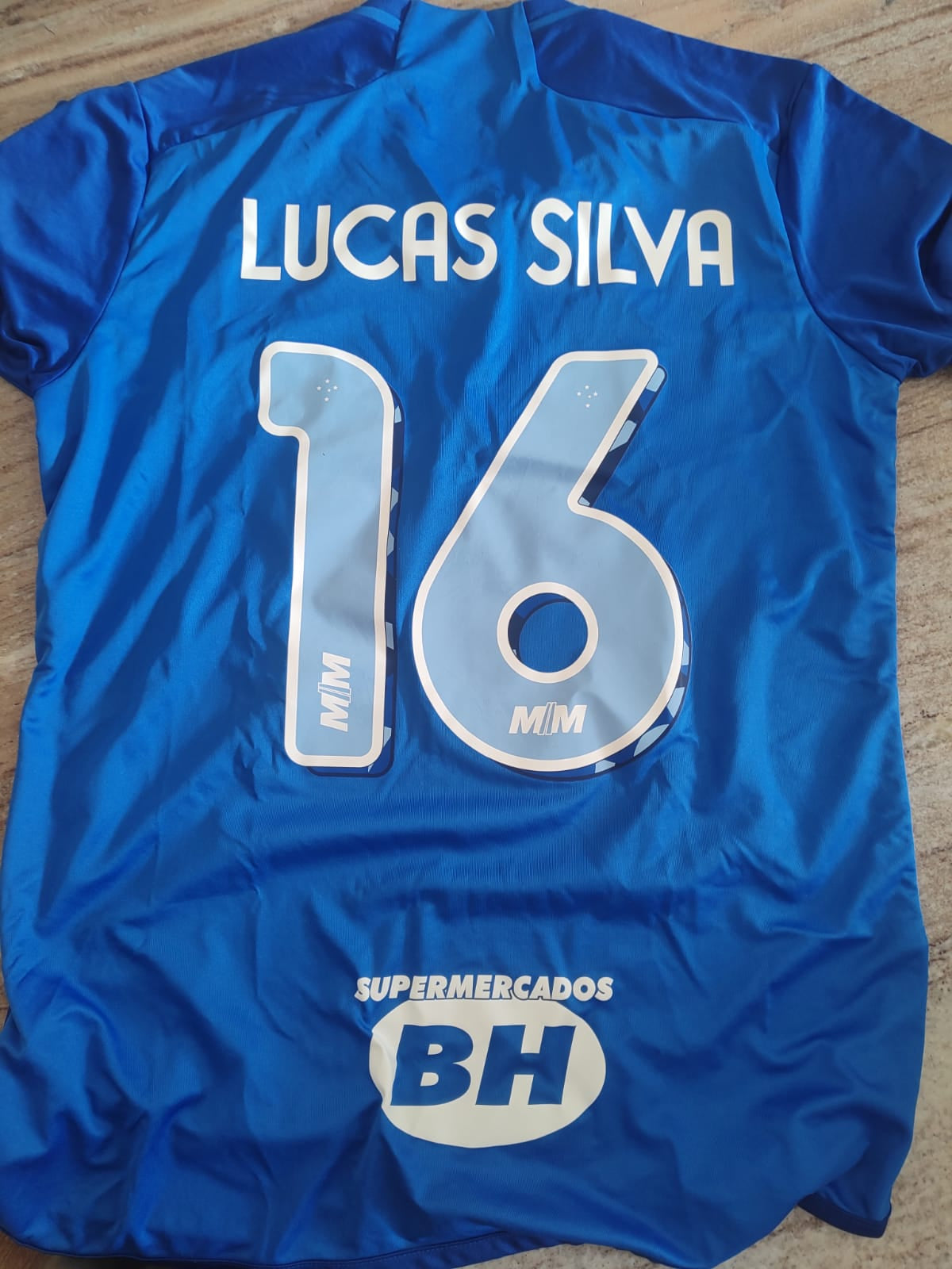 Camisa Cruzeiro preparada Lucas Silva 2024