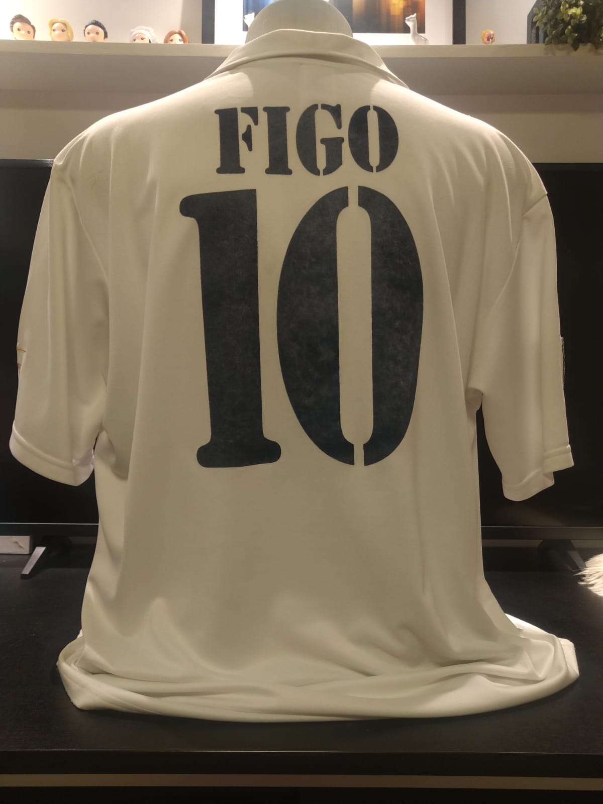 Real Madrid Centenario Figo 2002 T-Shirt