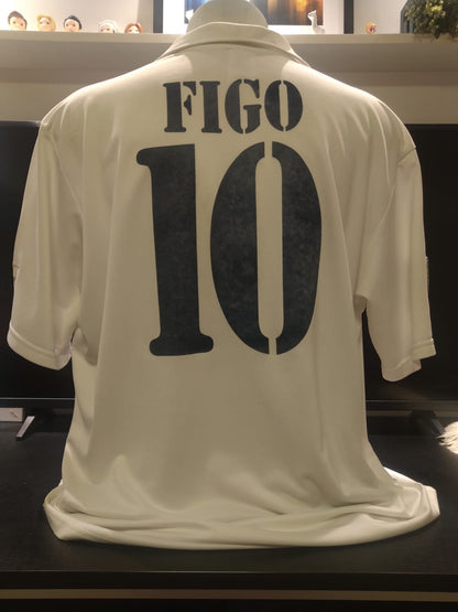 Real Madrid Centenario Figo 2002 T-Shirt