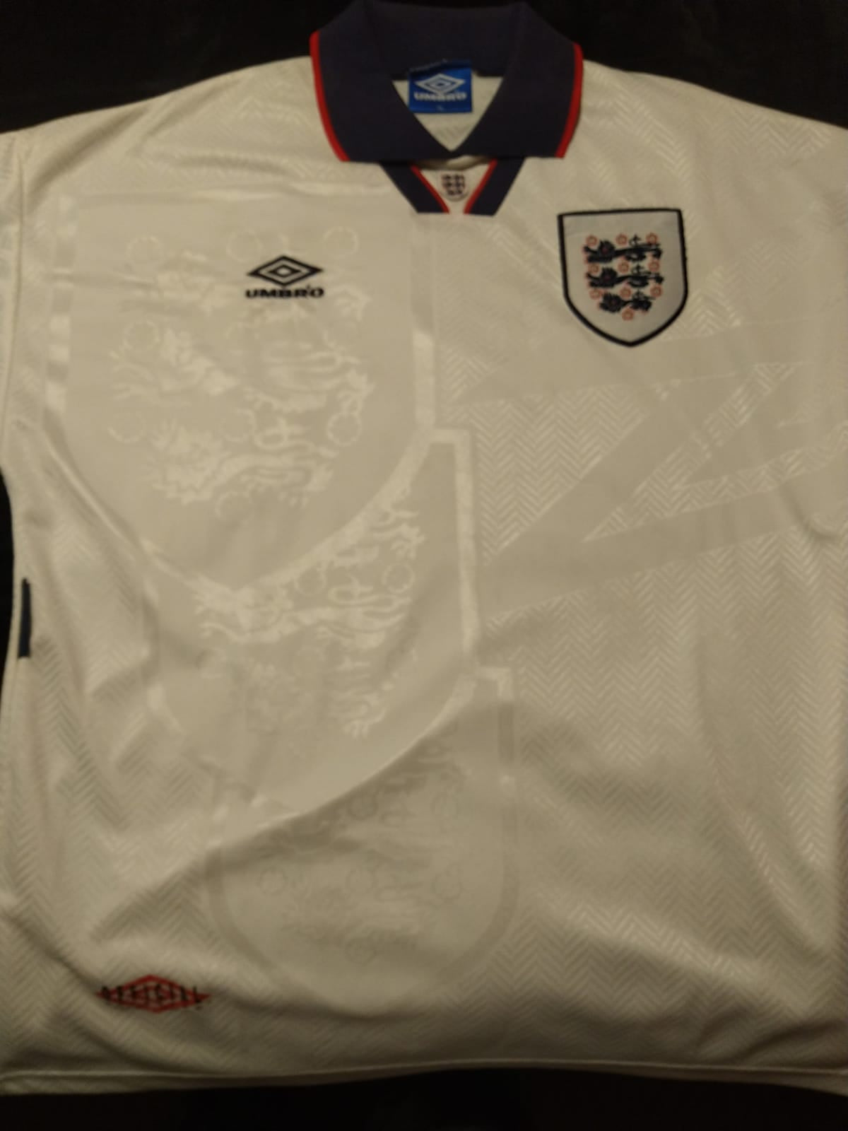 Camisa Inglaterra 1992 - original da época nunca usada