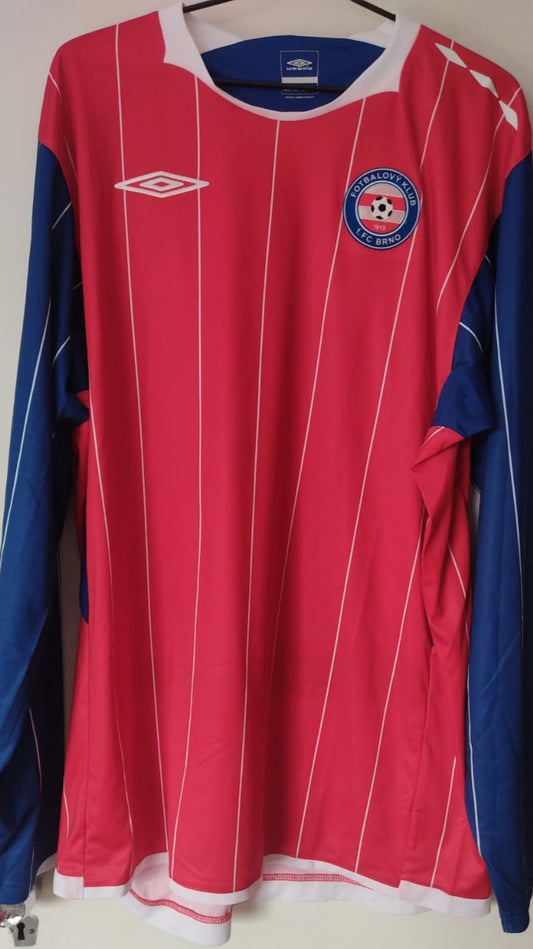 Camisa FC Brno 2009/2010 Home L/S (Manga Longa) República Checa