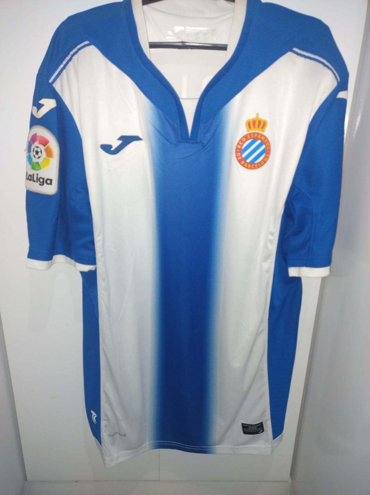 Camisa Espanyol 2016-2017 - veste G (54x73 cm) - Personalização "David López"