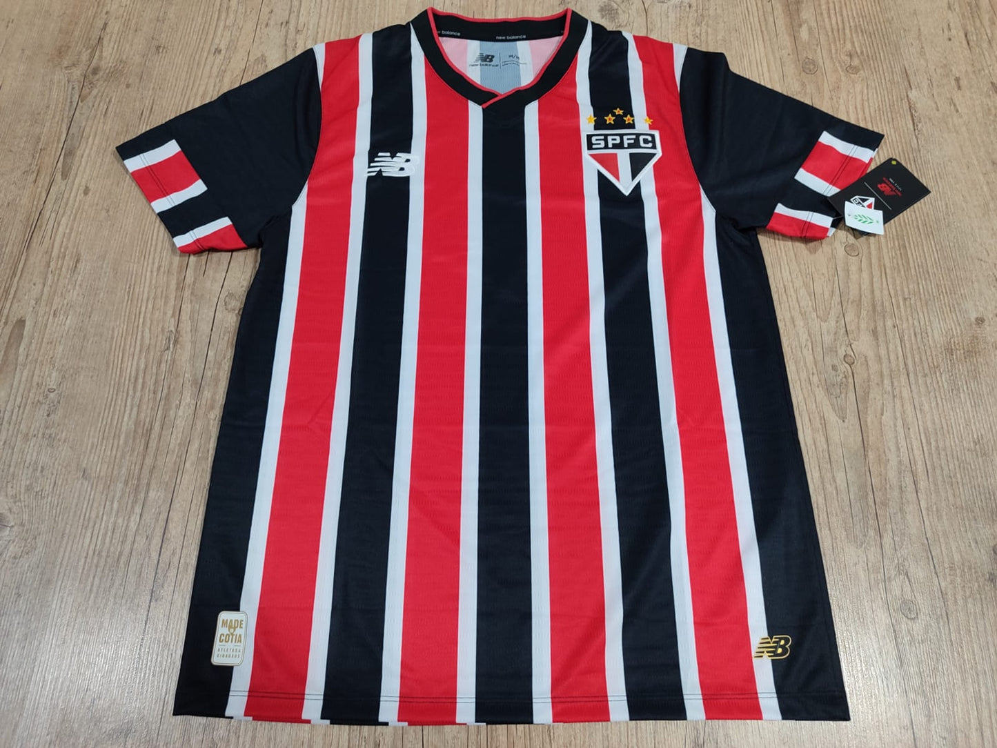 Camisa São Paulo I 24/25 s/n° Torcedor New Balance Masculina - Home e Away