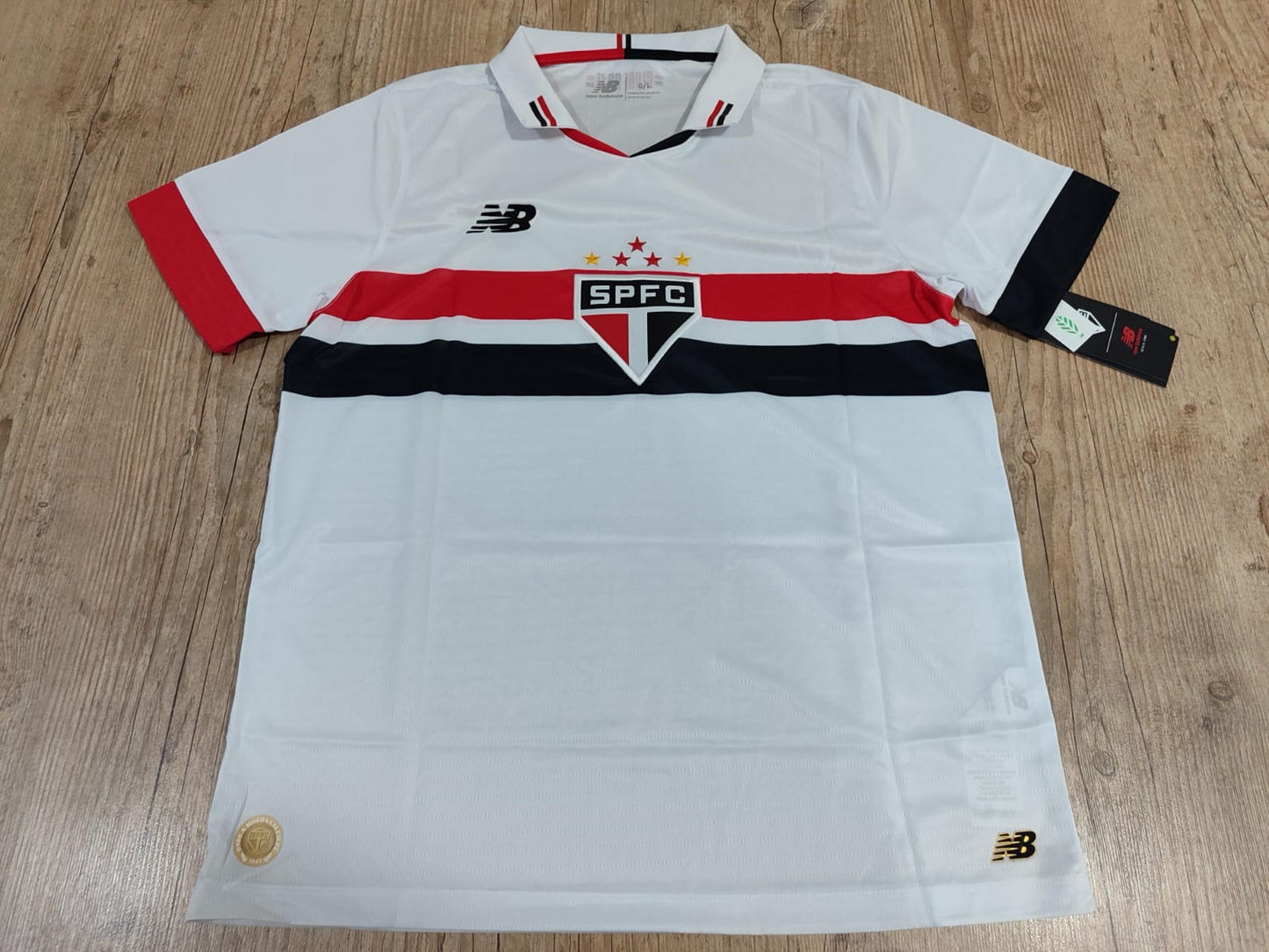 Camisa São Paulo I 24/25 s/n° Torcedor New Balance Masculina - Home e Away