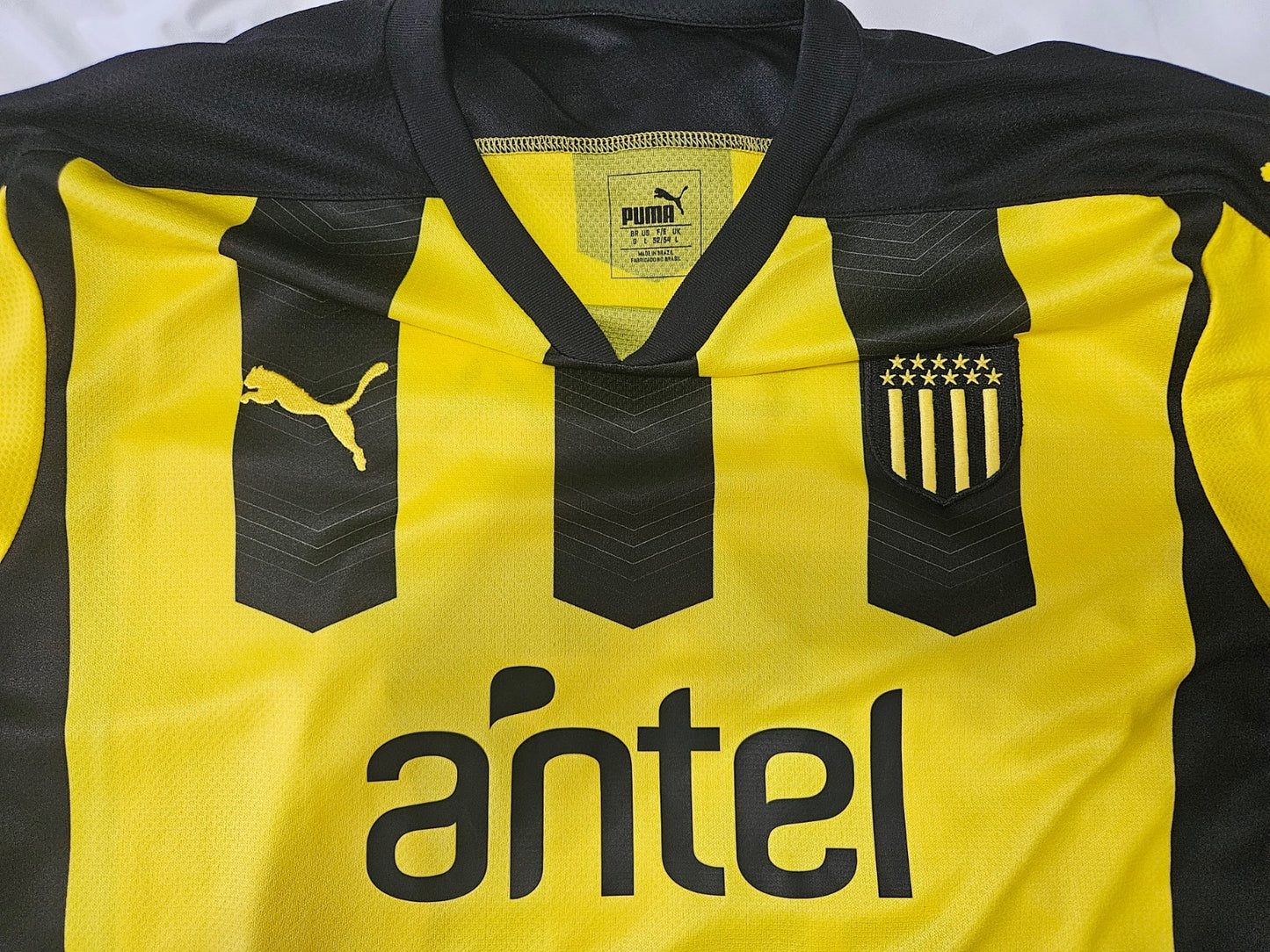 Camisa Peñarol Home 2021 #37 com Patchs - Original