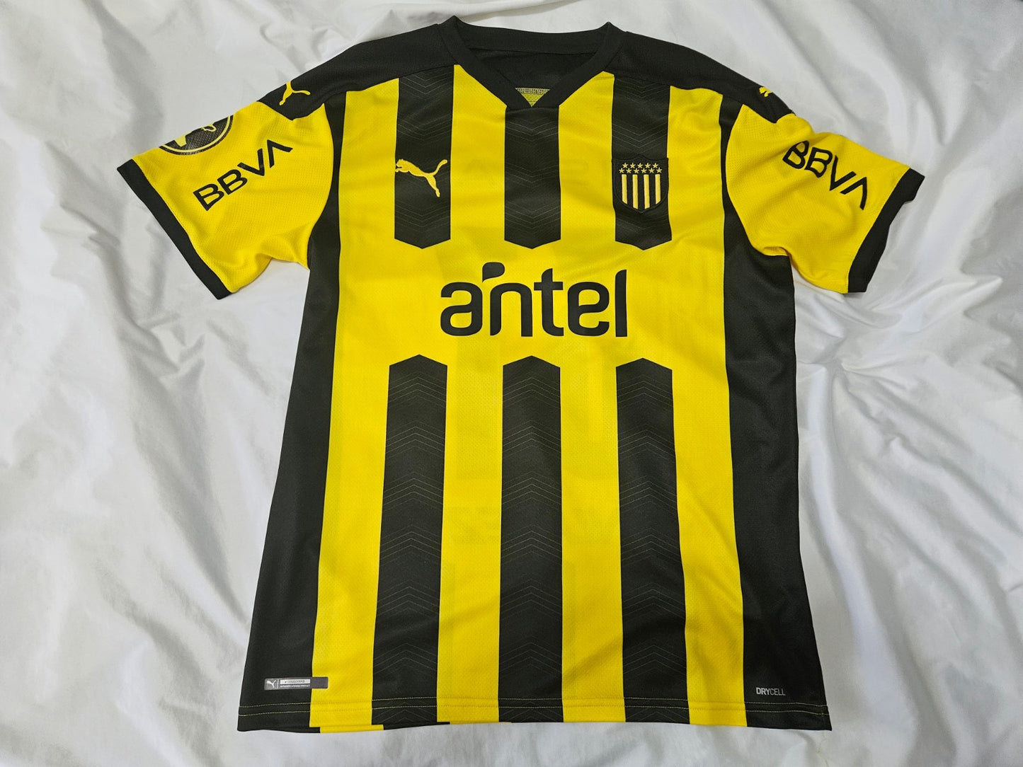 Camisa Peñarol Home 2021 #37 com Patchs - Original