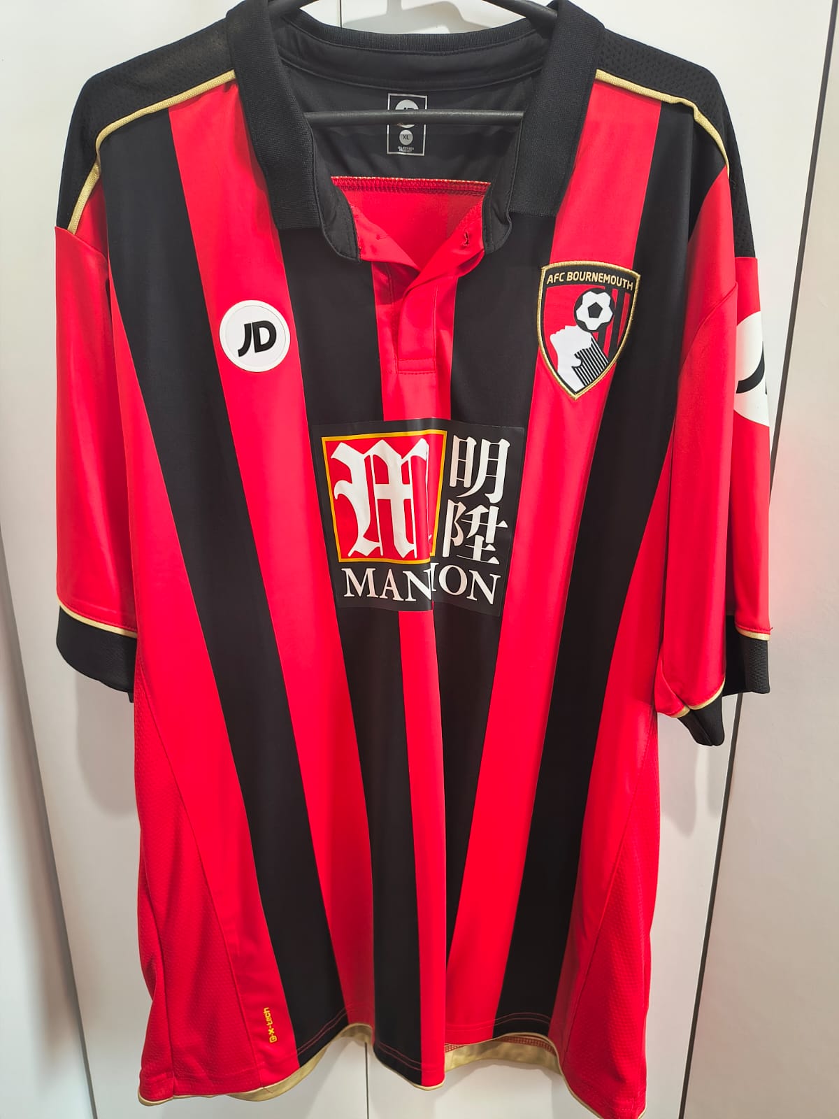 Camisa Bournemouth Home 2015/2016 - Tamanho XL (58x78 cm)