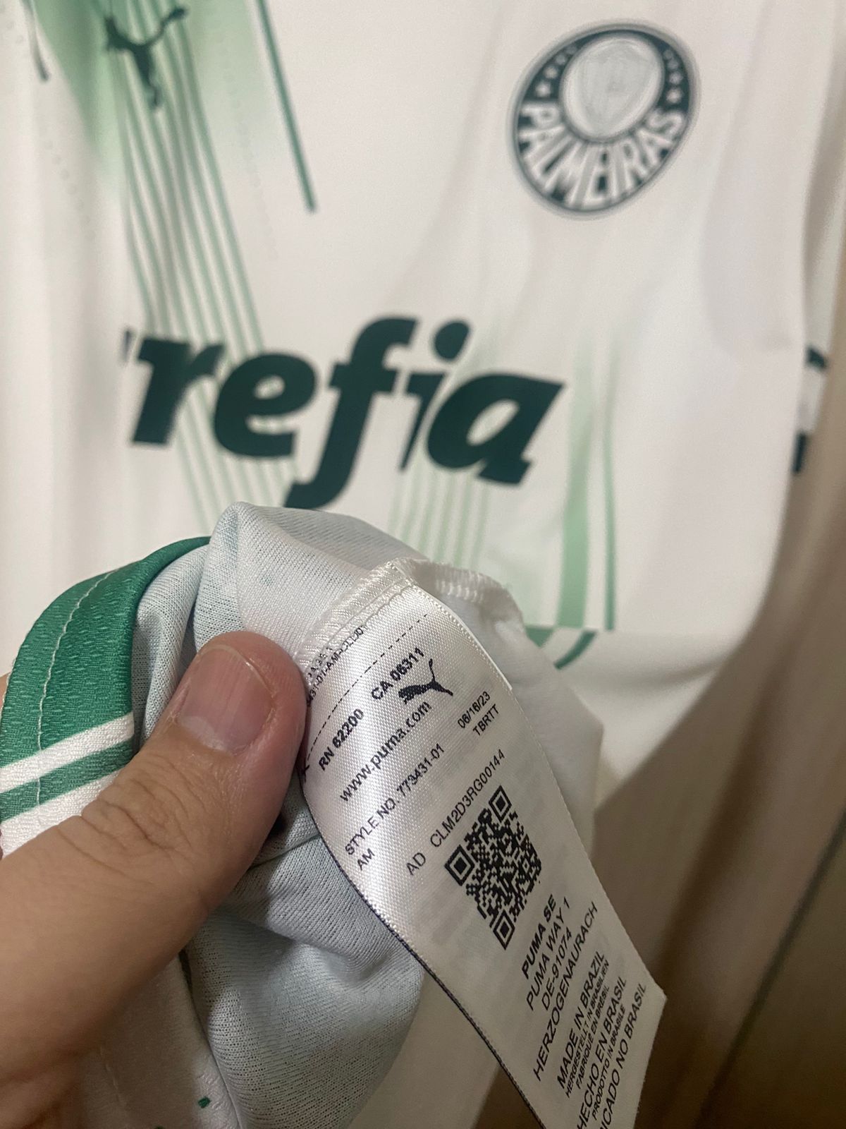 Camisa Palmeiras Home 2023 - Tamanho XXL (62x79 cm)