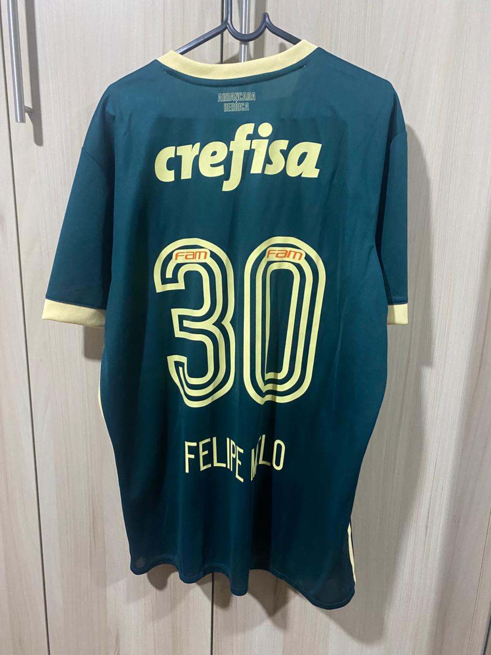 Camisa Palmeiras III 2017/2018 Adidas - Personalizada Felipe Melo