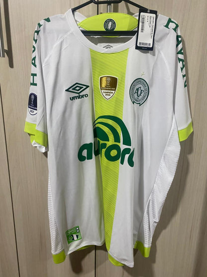 Camisa Chapecoense 2017 Away - Personalizada Neto com Patch de Campeão da Sul-Americana