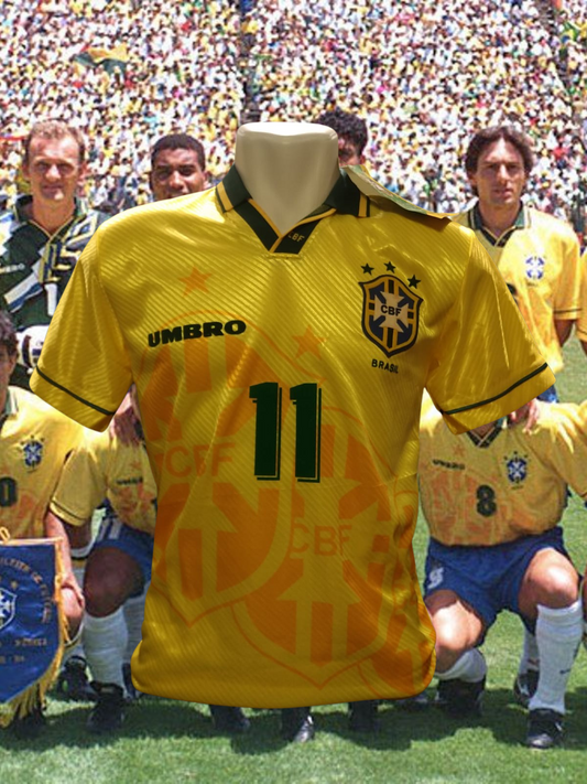 Camisa Oficial Umbro Brasil 1994  na etiqueta