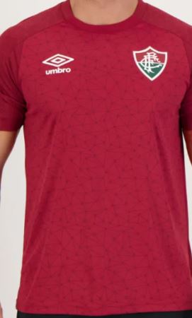 Camisa Umbro Fluminense Pré-jogo 2022 Grená