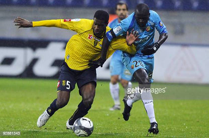 Linda Camisa de Jogo - Lens - França - Away - 2009/2010 Mangas Longas