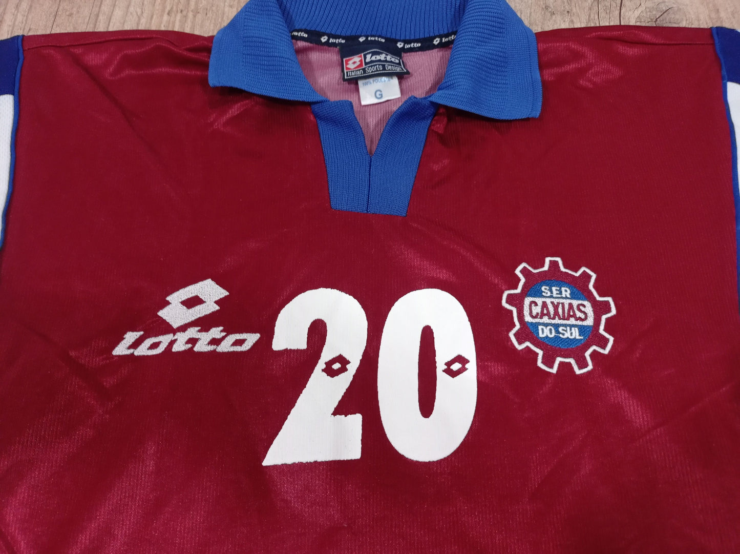 Camisa do Caxias de Jogo - Lotto - 2001 - com avaria