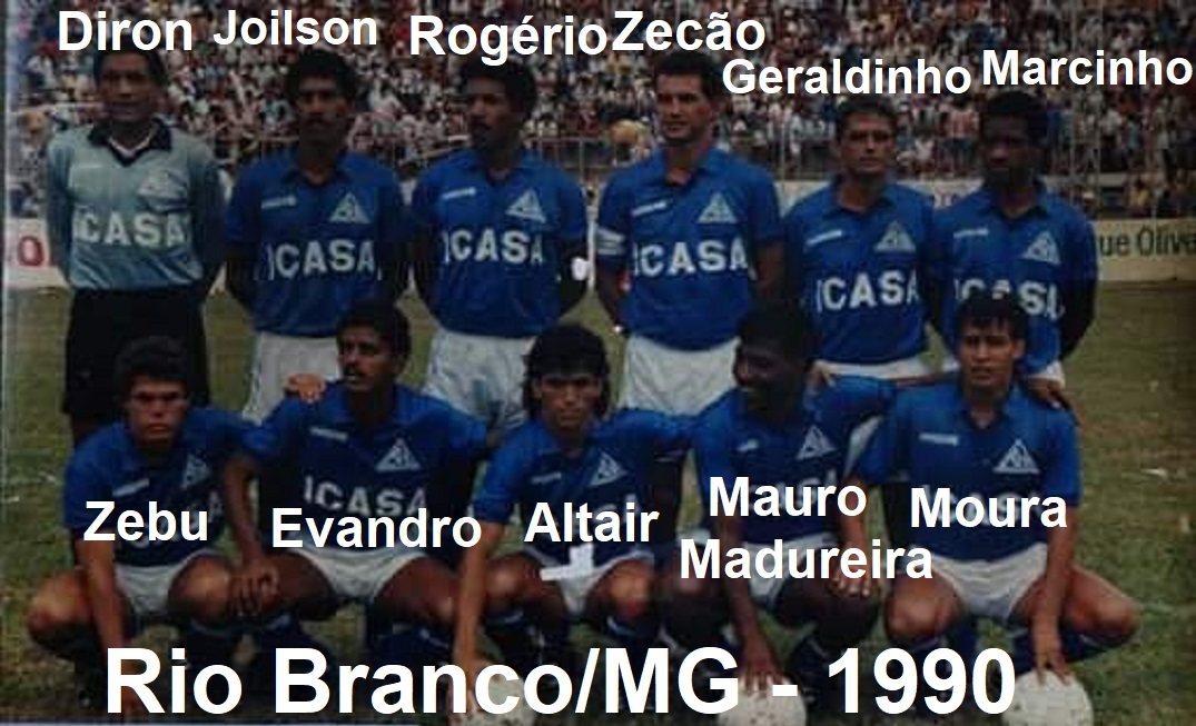 Raríssima Camisa de Jogo - Rio Branco De Andradas - Anos 90