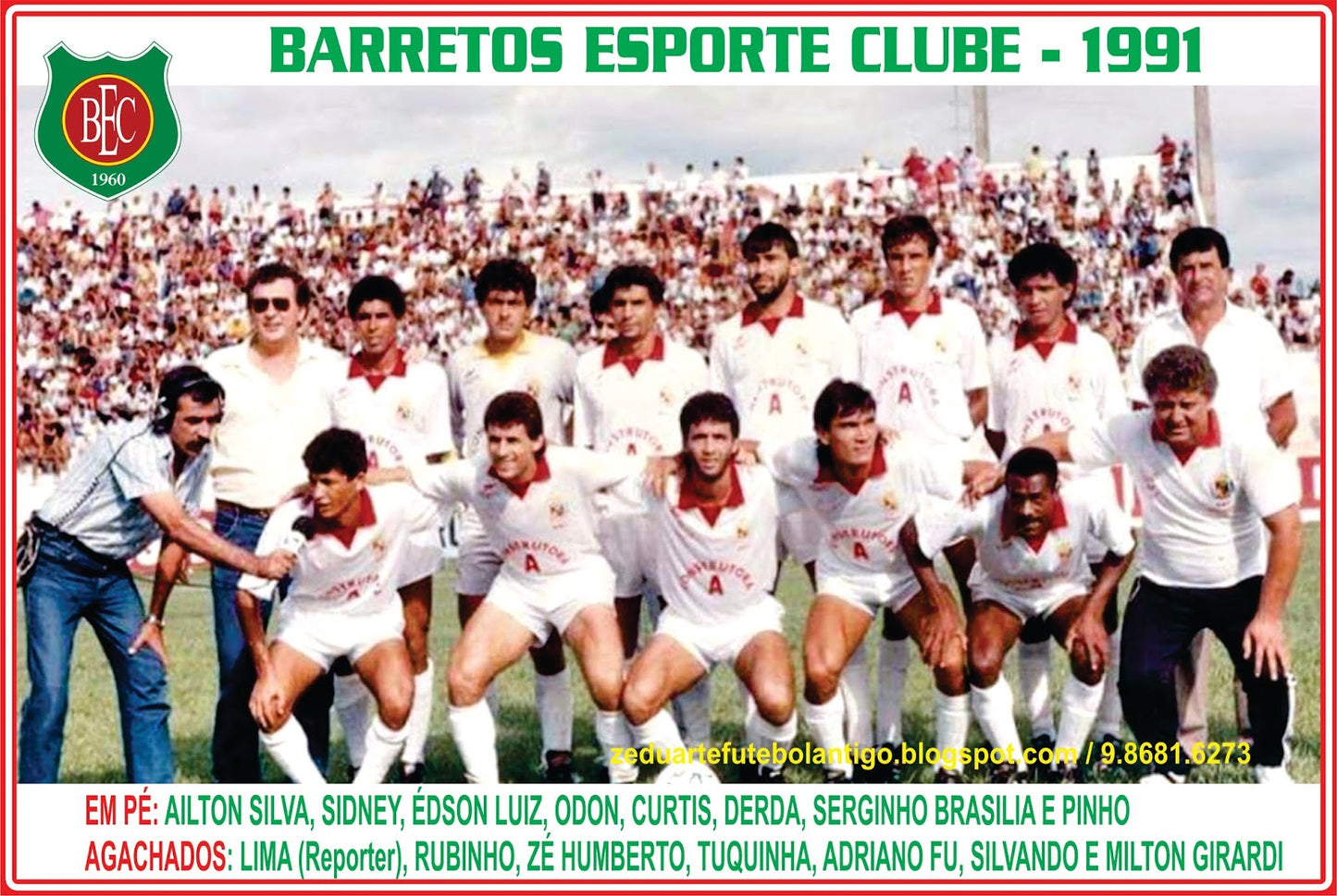 Rara Camisa do Barretos - 1991 - De Jogo