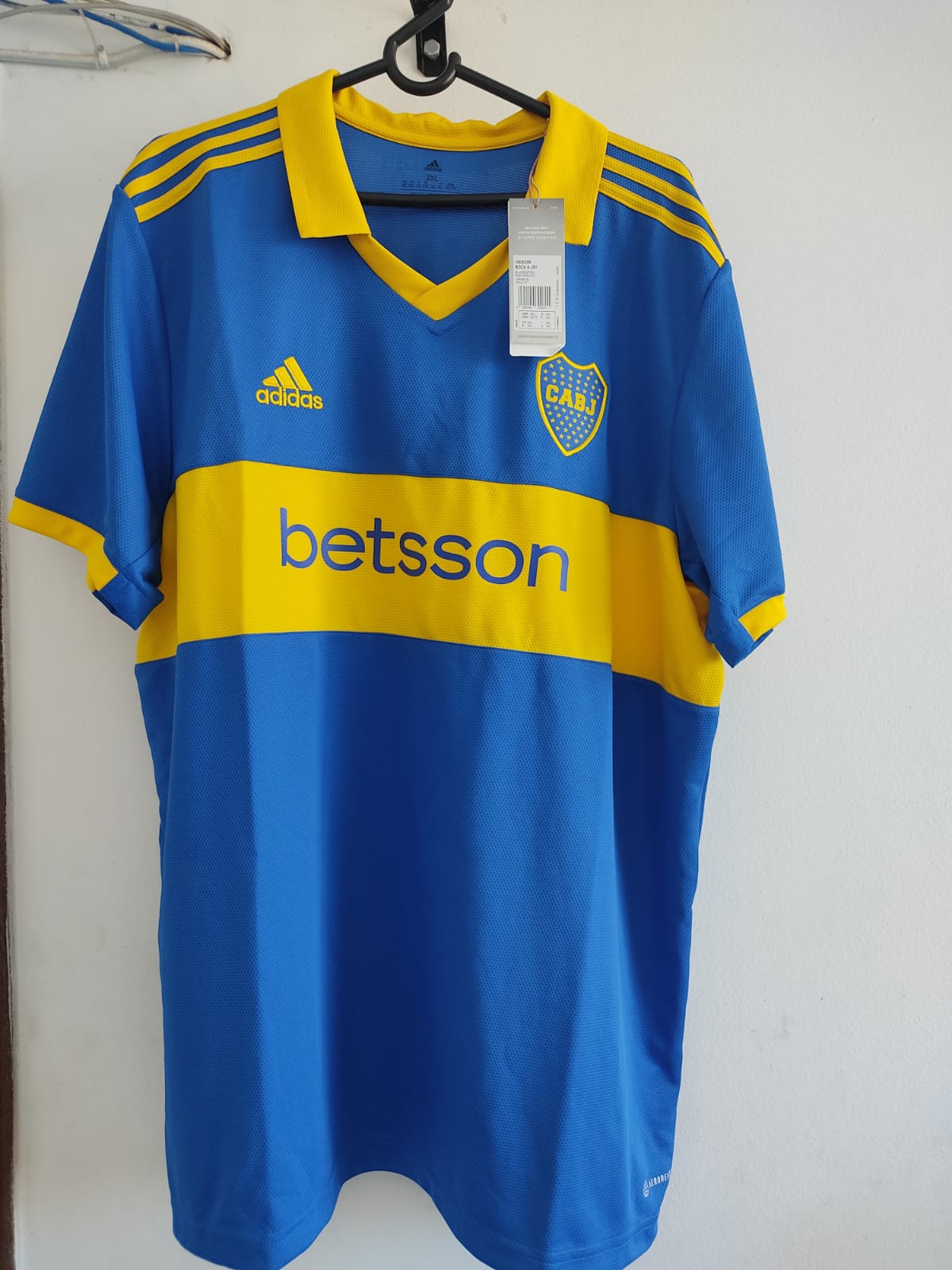 Camisa Boca Juniors 2022-23 Adidas HE6338 Maradona Roman