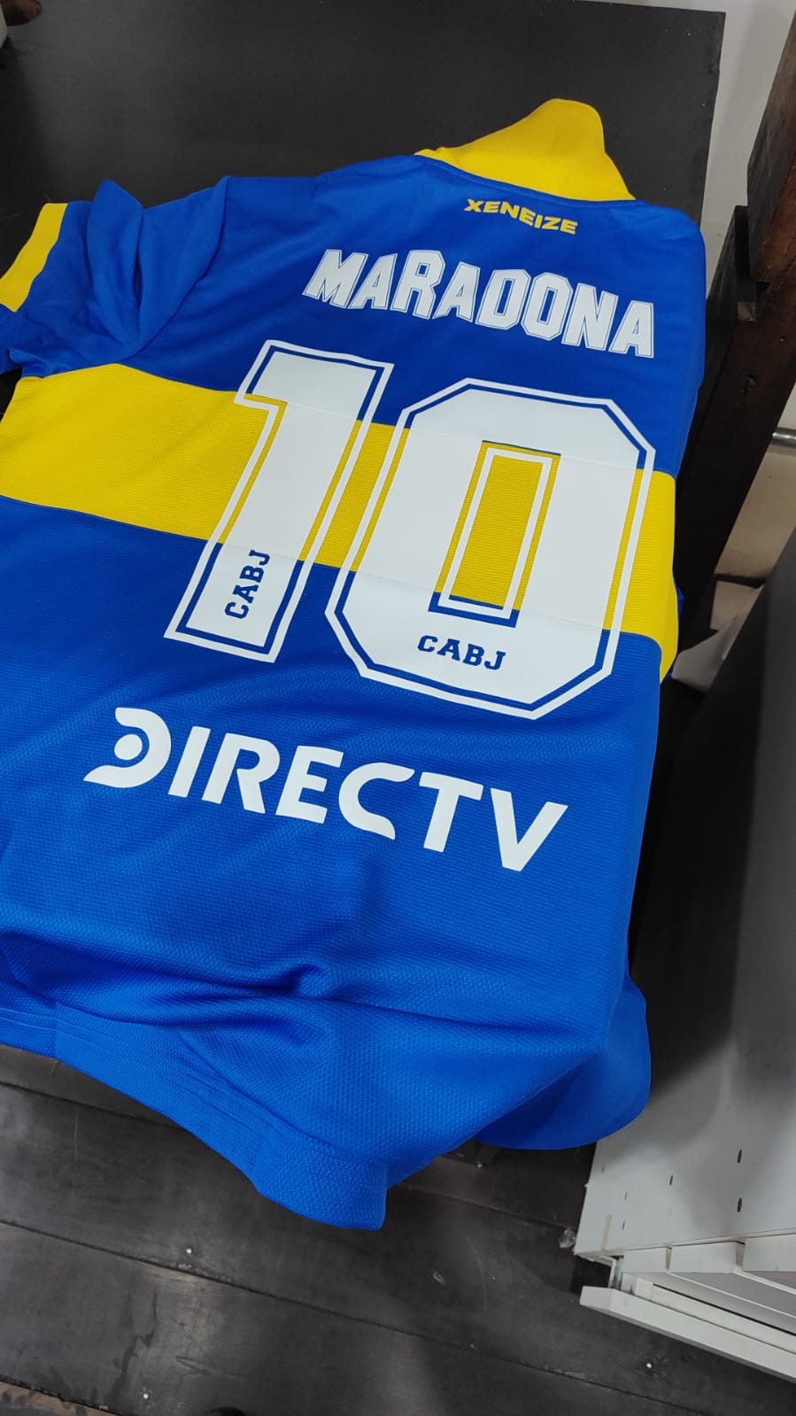 Camisa Boca Juniors 2022-23 Adidas HE6338 Maradona Roman